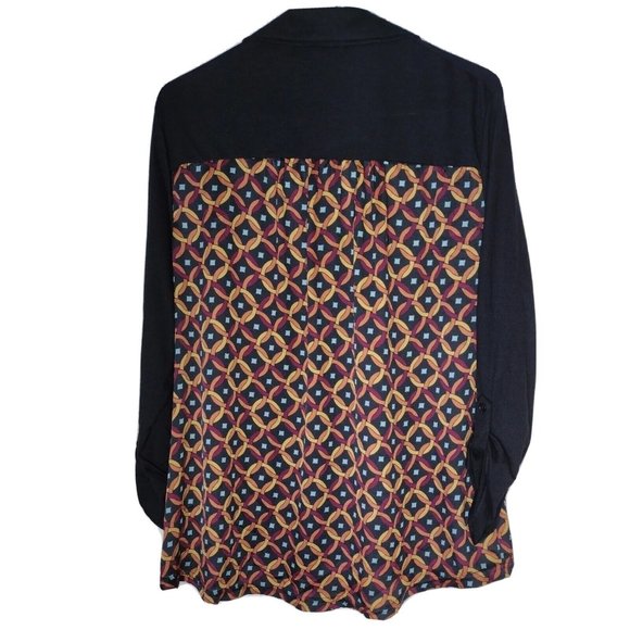 Goddess Top Button Down Long Sleeve Womens Xl - Picture 2 of 7